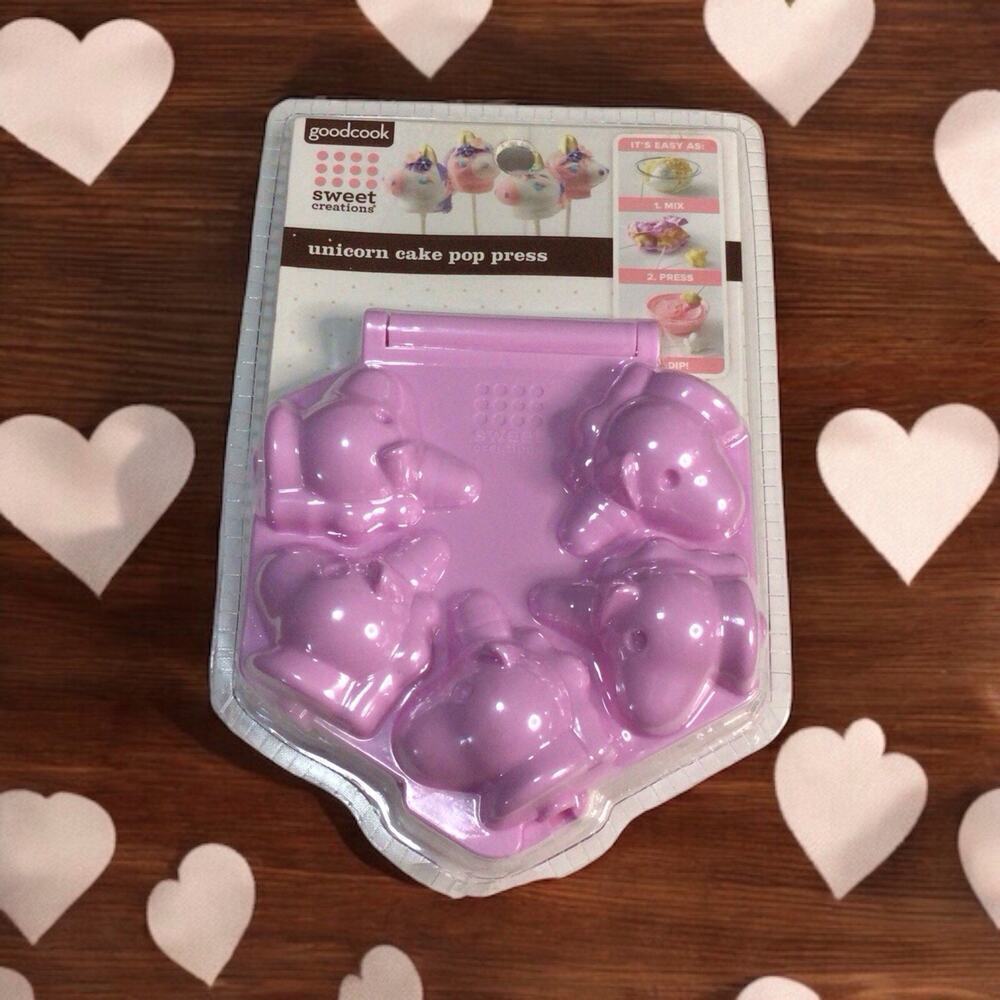 SWEET CREATIONS Good Cook Unicorn Cake Pop Press NEW